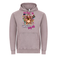 Vintage Zinc minding my own small business blonde messy bun Vintage Hoodie - texasbilliewilder