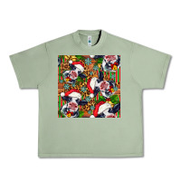 Oil Green christmas leopard cow Urban Heavy Tee - FaDigitalArtStudio