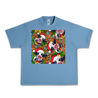 Pebble Blue christmas leopard cow Urban Heavy Tee - FaDigitalArtStudio