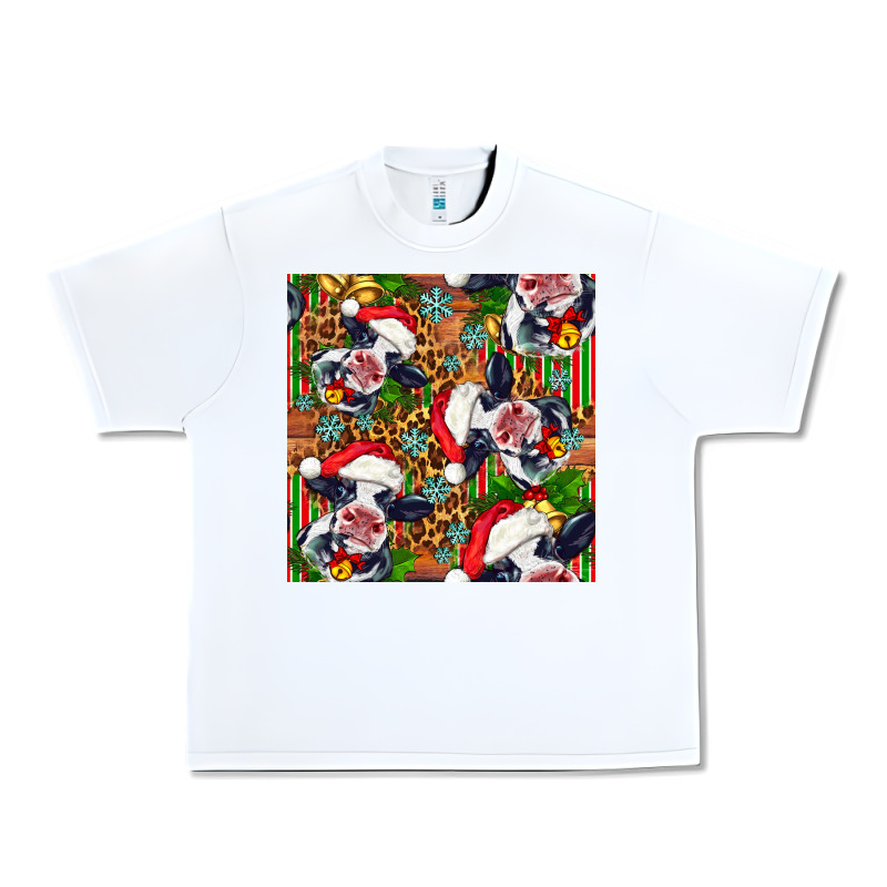 Christmas Leopard Cow Urban Heavy Tee by FaDigitalArtStudio | Teevron