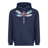 Navy dragonfly Heavyweight Hoodie - MaliasSmallBusiness