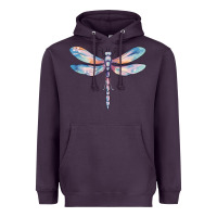 Plum dragonfly Heavyweight Hoodie - MaliasSmallBusiness