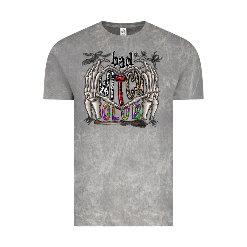 Bad Witch Club Vintage Tee by CowhideDigitalArt | Teevron