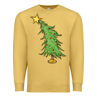 Antique Gold trendy christmas tree Premium Sweatshirt - MaliasSmallBusiness