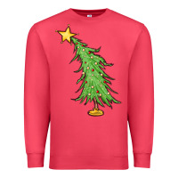 Cardinal trendy christmas tree Premium Sweatshirt - MaliasSmallBusiness