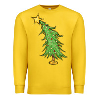 Lemon trendy christmas tree Premium Sweatshirt - MaliasSmallBusiness