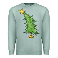 Seafoam trendy christmas tree Premium Sweatshirt - MaliasSmallBusiness