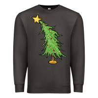 Smoke trendy christmas tree Premium Sweatshirt - MaliasSmallBusiness