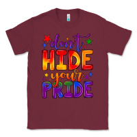 Burgundy don't hide your pride Classic Tee - JahusDesignShop