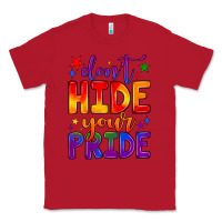 Red don't hide your pride Classic Tee - JahusDesignShop