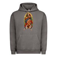 Pigment Tornado Lady of Guadalupe with Roses Urban Hoodie - texasbilliewilder