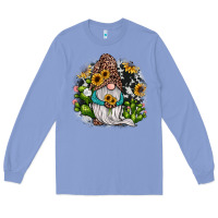 Colony Blue gnomes sunflower cactus Long Sleeve Tee - JahusDesignShop