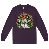 Plum gnomes sunflower cactus Long Sleeve Tee - JahusDesignShop