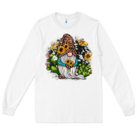White gnomes sunflower cactus Long Sleeve Tee - JahusDesignShop