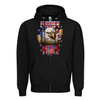 Black freedom born free tour 1776 Zipper Hoodie - NancyCooperArtShop