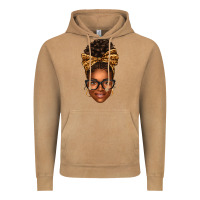 Vintage Camel afro woman messy bun Vintage Hoodie - texasbilliewilder