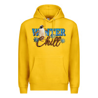 Lemon Winter Chill Penguin Premium Hoodie - LillyAllenDesigns