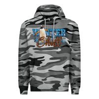 Slate Camo Winter Chill Penguin Premium Hoodie - LillyAllenDesigns