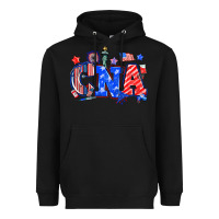 Black 4th of july cna Heavyweight Hoodie - NancyCooperArtShop