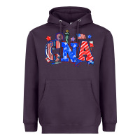 Plum 4th of july cna Heavyweight Hoodie - NancyCooperArtShop