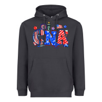 Smoke 4th of july cna Heavyweight Hoodie - NancyCooperArtShop