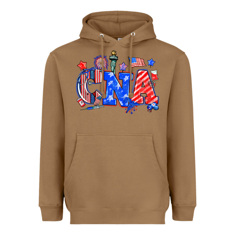 4th Of July Cna Heavyweight Hoodie by NancyCooperArtShop | Teevron