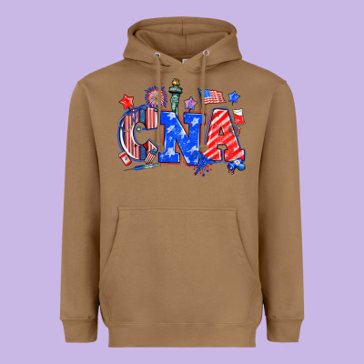 4th Of July Cna Heavyweight Hoodie Designed By Nancycooperartshop