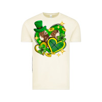 Vintage Arctic St. Patrick's Day lucky heart Vintage Tee - Neo Western