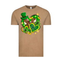 Vintage Coffee St. Patrick's Day lucky heart Vintage Tee - Neo Western