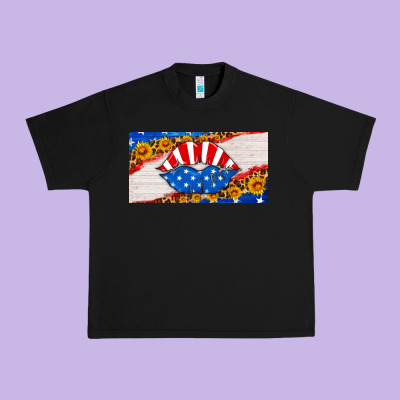 Usa Life License Plate Urban Heavy Tee Designed By Hra Design Shop