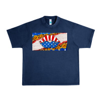 Navy usa life license plate Urban Heavy Tee - HRA Design Shop
