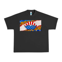 Pigment Black usa life license plate Urban Heavy Tee - HRA Design Shop