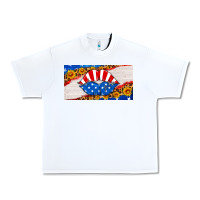 White usa life license plate Urban Heavy Tee - HRA Design Shop