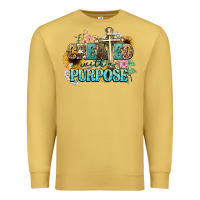Antique Gold created with a purpose Premium Sweatshirt - NancyCooperArtShop