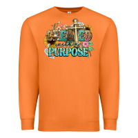 Carrot created with a purpose Premium Sweatshirt - NancyCooperArtShop