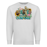 Dove Grey created with a purpose Premium Sweatshirt - NancyCooperArtShop