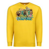 Lemon created with a purpose Premium Sweatshirt - NancyCooperArtShop