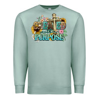 Seafoam created with a purpose Premium Sweatshirt - NancyCooperArtShop
