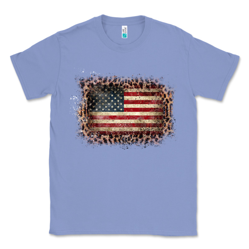 Old Leopard American Flag Frame Classic Tee by Bettercallsaul | Teevron