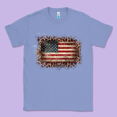 Old Leopard American Flag Frame Classic Tee Designed By Bettercallsaul