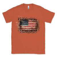 Copper Old Leopard American Flag Frame Classic Tee - Bettercallsaul