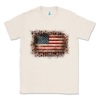 Natural Old Leopard American Flag Frame Classic Tee - Bettercallsaul