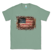 Sage Old Leopard American Flag Frame Classic Tee - Bettercallsaul