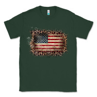 Sports Green Old Leopard American Flag Frame Classic Tee - Bettercallsaul