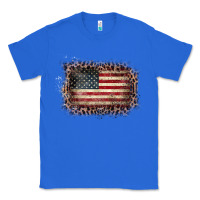 True Royal Old Leopard American Flag Frame Classic Tee - Bettercallsaul