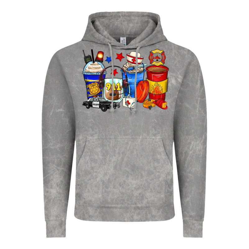 Dispatcher Coffee Cups Vintage Hoodie by Zillion Design Studio | Teevron