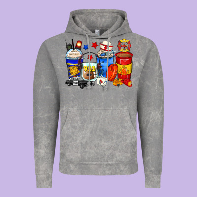 Dispatcher Coffee Cups Vintage Hoodie Designed By Zillion Design Studio