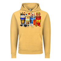 Vintage Mustard dispatcher coffee cups Vintage Hoodie - Zillion Design Studio