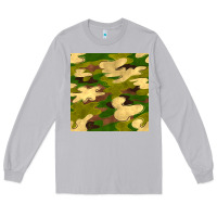 Moon Dust camouflage seamless pattern Long Sleeve Tee - BundleAndBundleShop