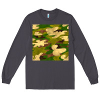 Smoke camouflage seamless pattern Long Sleeve Tee - BundleAndBundleShop
